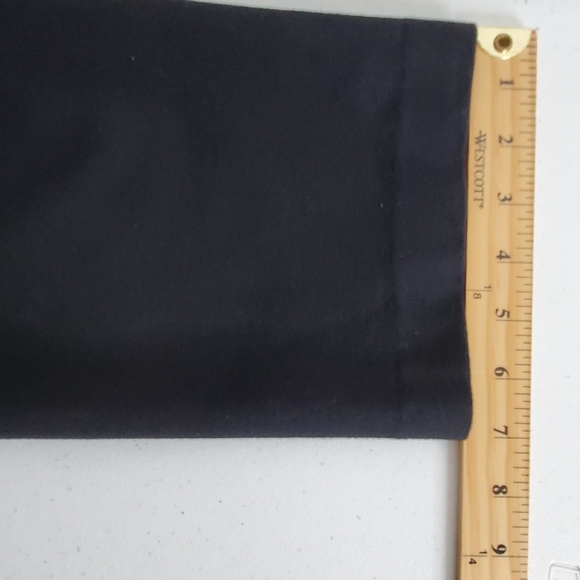 J. Jill Ponte Knit Slim Leg Pants Size Large TALL Black Hi-Rise Stretch Pull-on - Picture 10 of 15